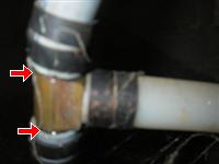 polybutylene piping leaking